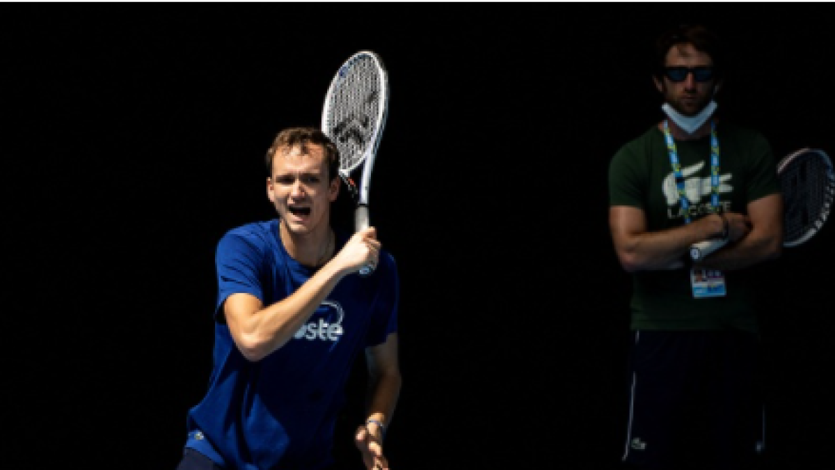 Gilles Cervara habla de Daniil Medvedev. Foto: gettyimages