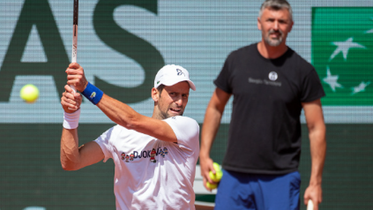 Goran Ivanisevic, preocupado y triste por Djokovic. Foto: gettyimages