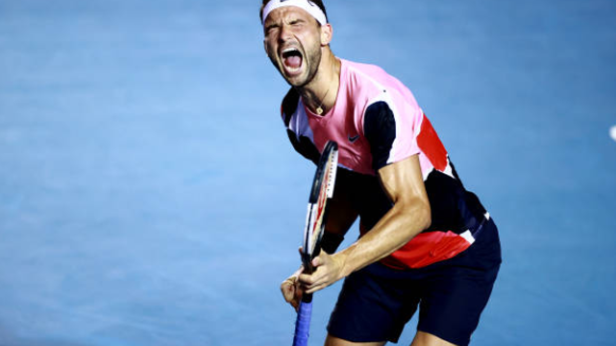 Grigor Dimitrov: "Los últimos meses han sido muy duros para mí". Foto: Getty
