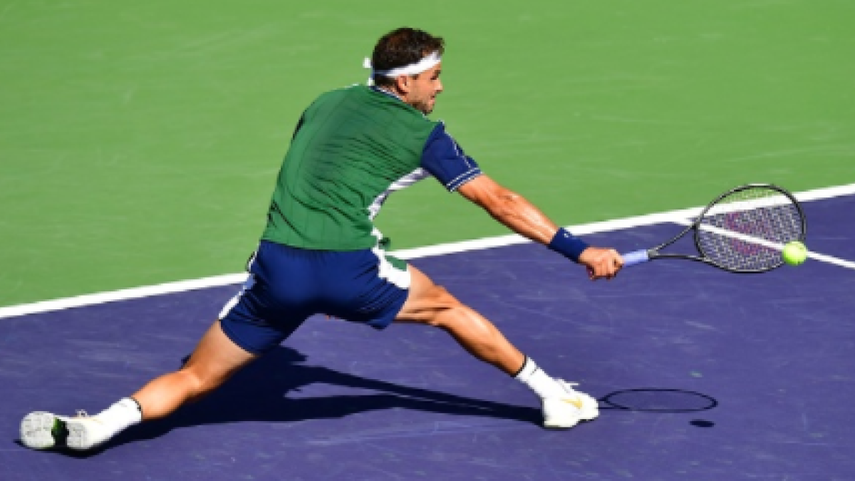 Grigor Dimitrov gana a Hurkacz en Indian Wells 2021. Foto: gettyimages