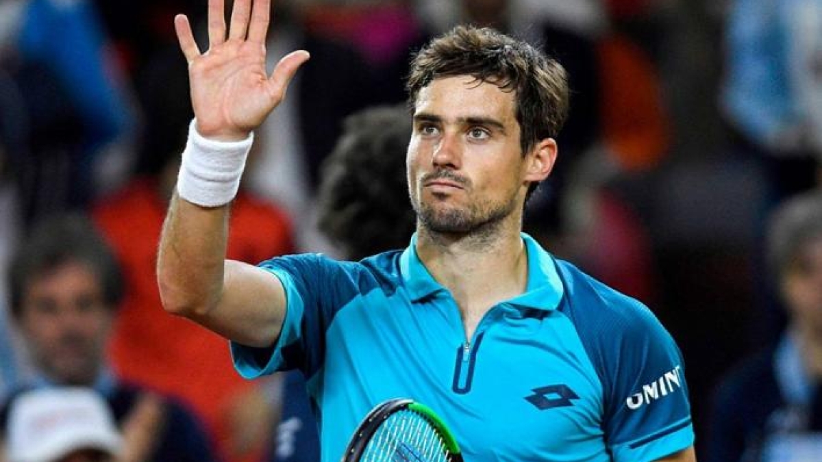 Guido Pella, apartado por COVID-19 de su fisio. Foto: gettyimages
