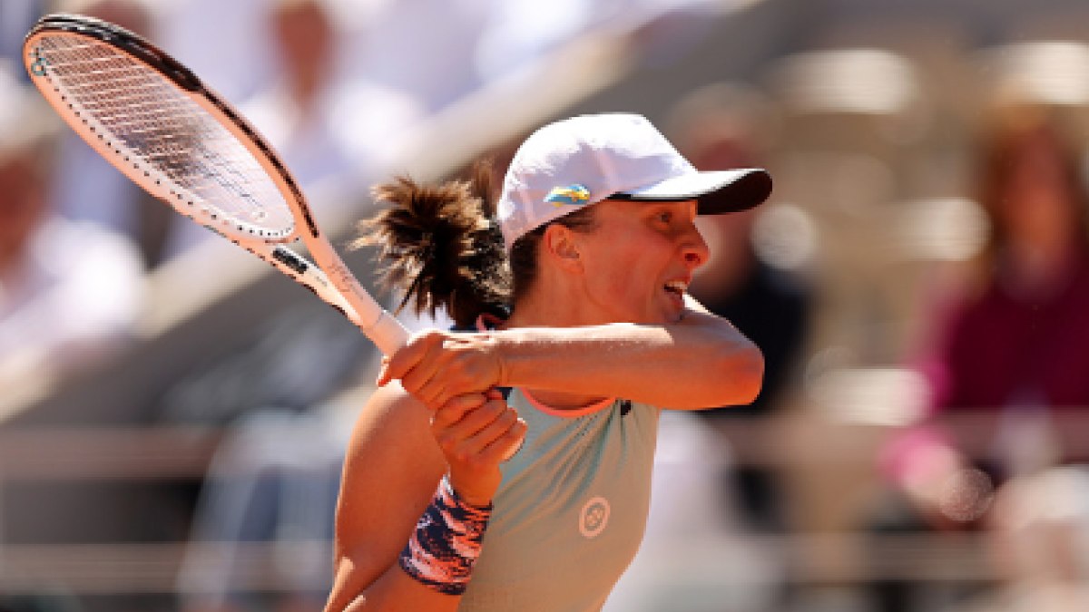 Iga Swiatek, declaraciones semifinales Roland Garros 2022. Foto: gettyimages