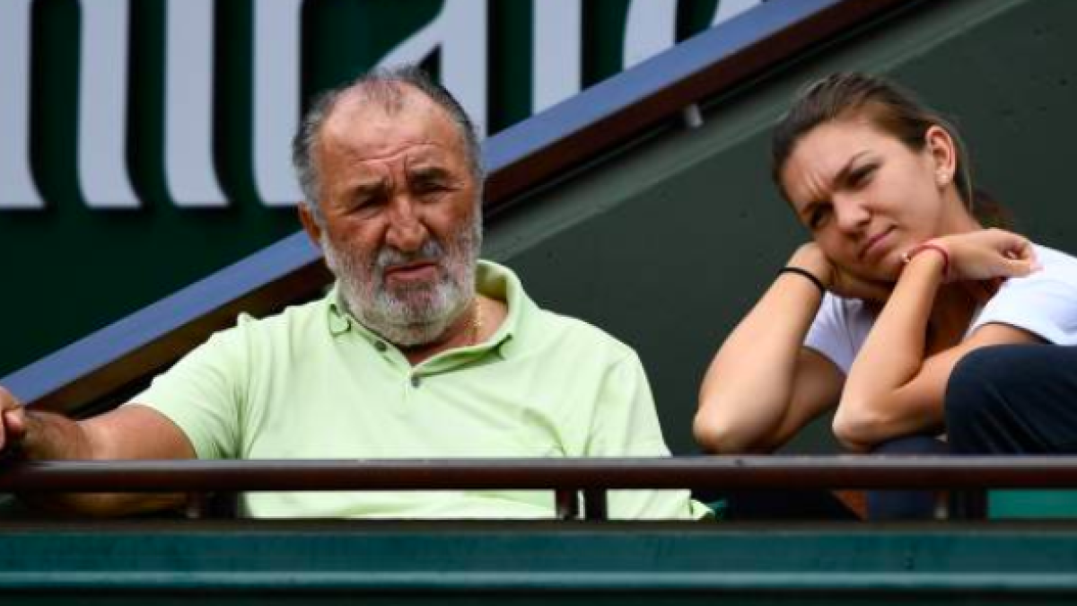 Ion Tiriac junto a Simona Halep. Fuente: Getty