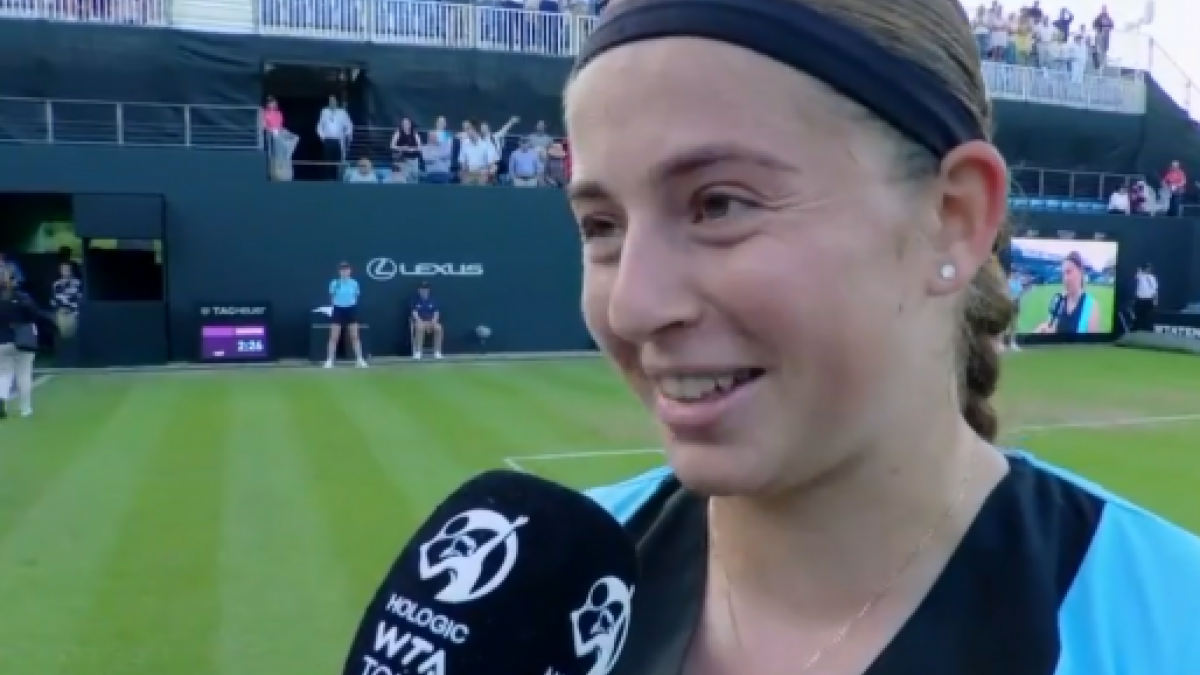 Jelena Ostapenko está en la final de Eastbourne. Fuente. Getty