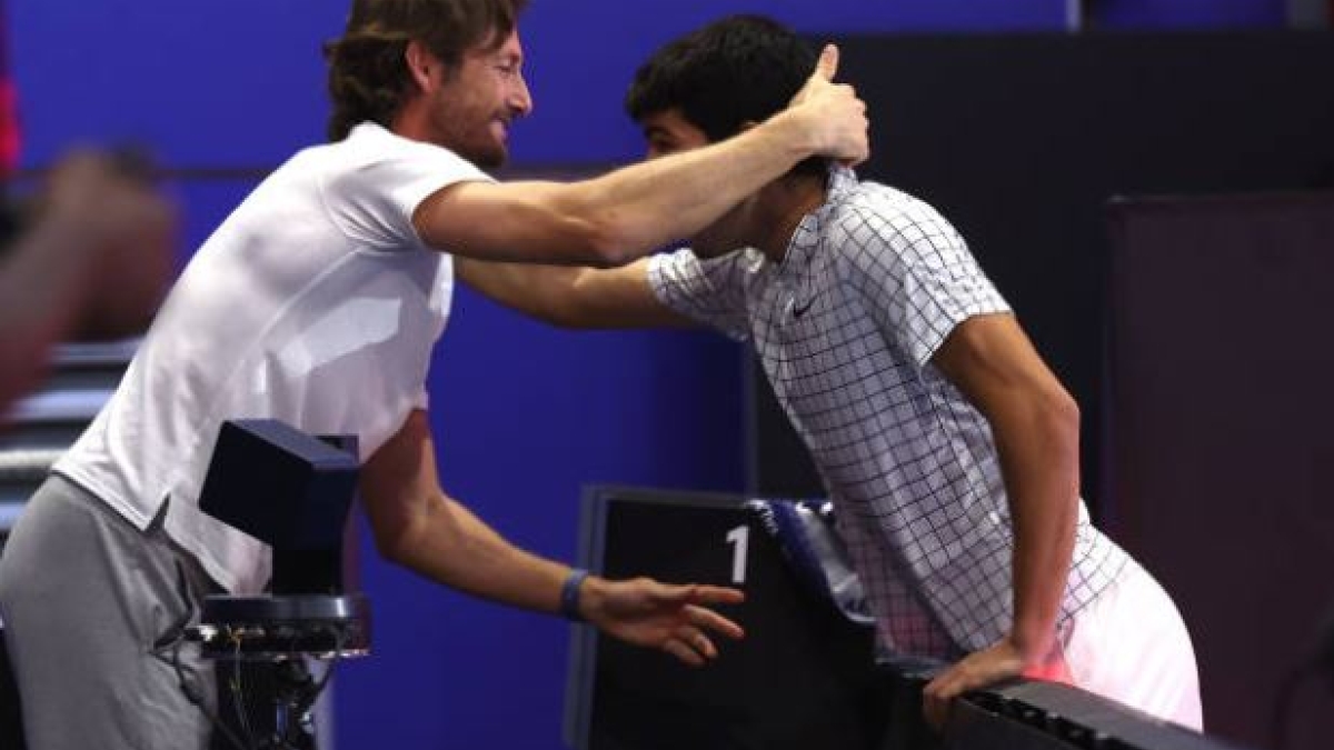 Alcaraz y Ferrero tienen una gran amistad lejos de la relación entrenador-juagdor. Fuente: Getty