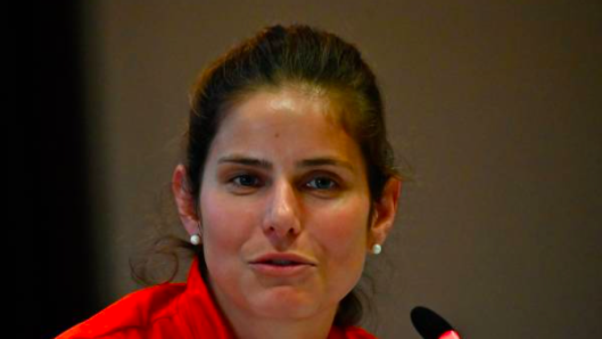 Julia Goerges al servicio. Fuente: Getty