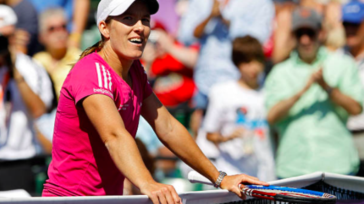 Justine Henin en su etapa como jugadora. Fuente: Getty