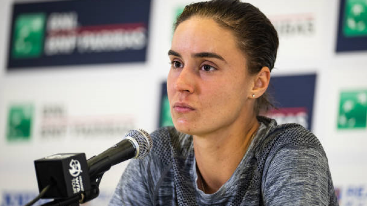 Anhelina Kalinina en el WTA 1000 de Roma. Foto: getty