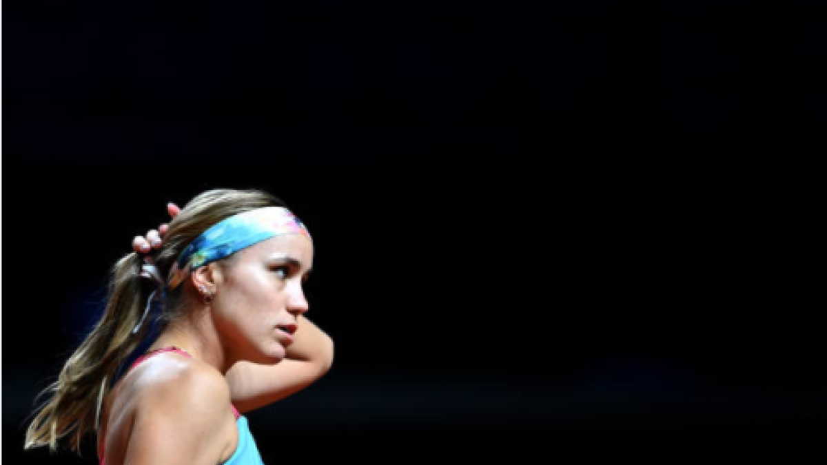 Sofia Kenin. Fuente: Getty