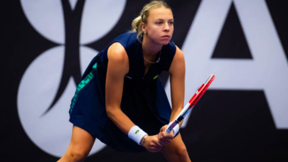 Anett Kontaveit: "Me he sentido muy ansiosa en la pista". Foto: Getty