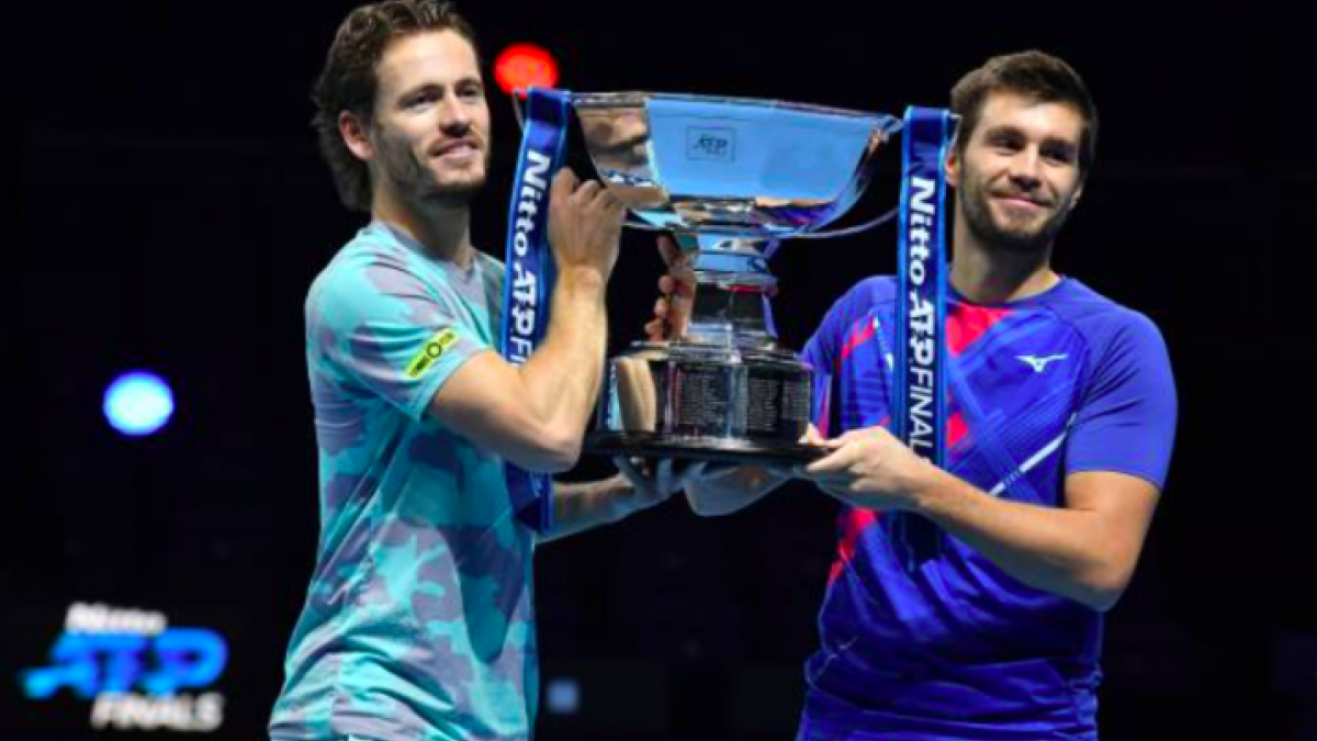 Wesley Koolhof y Nikola Mektic, maestros en Londres. Fuente: Getty