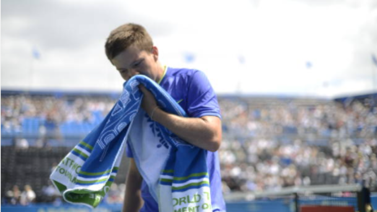 Stefan Kozlov durante el torneo de Queen's 2017. Fuente: Getty