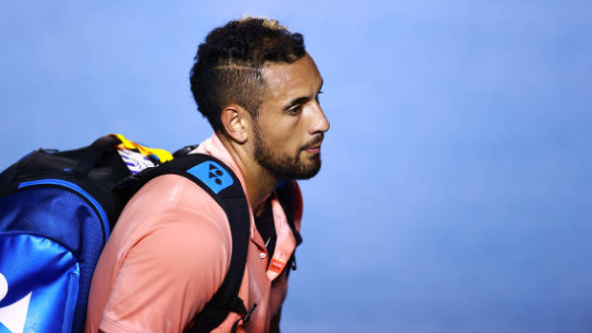 Kyrgios, sobre los abucheos recibidos tras retirarse en Acapulco: "No me importa una mierda". Foto: Getty