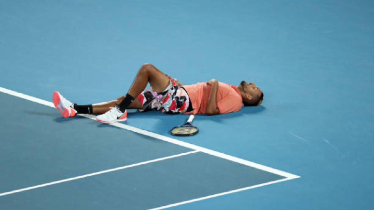 Kyrgios: "El mayor problema para mí es poder tener la misma actitud una y otra vez". Foto: Getty