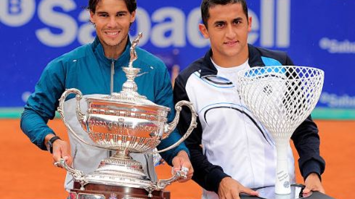 Nadal y Almagro disputaron la última final entre españoles en el Conde de Godó en 2013. Fuente: Getty