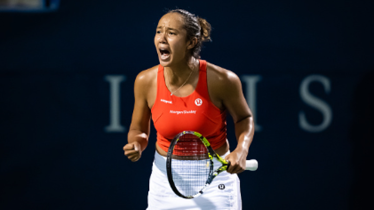 Leylah Fernández, emociones en WTA 1000 Toronto 2022. Foto: gettyimages