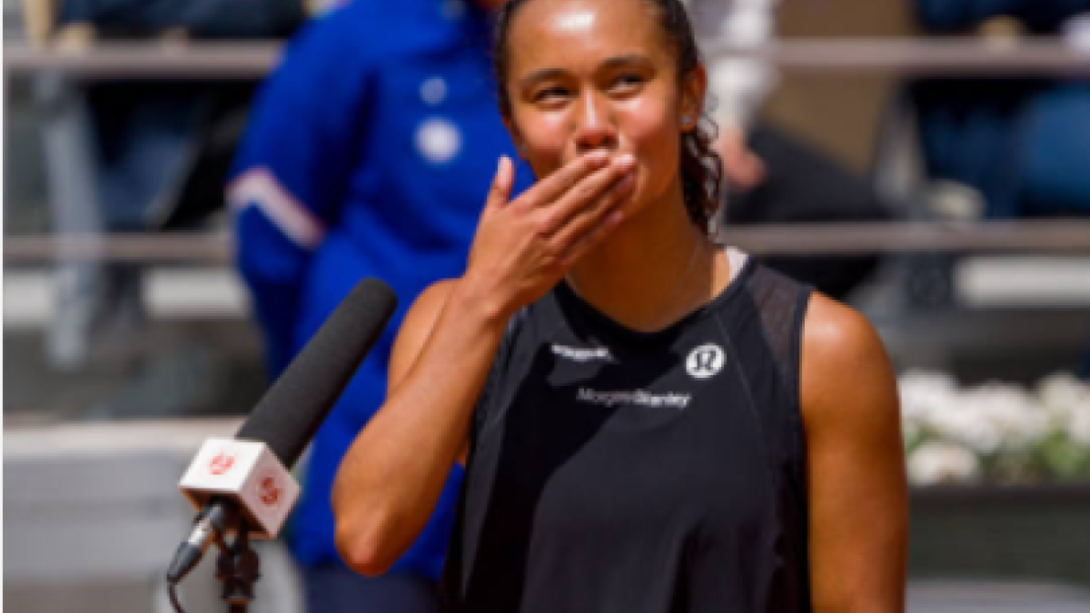 Leylah Fernandez. Fuente: Getty
