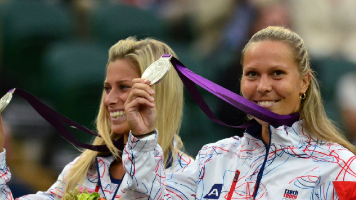Andrea Hlavackova y Lucie Hradecka en los Juegos Olímpicos de Londres 2012. Foto: Getty