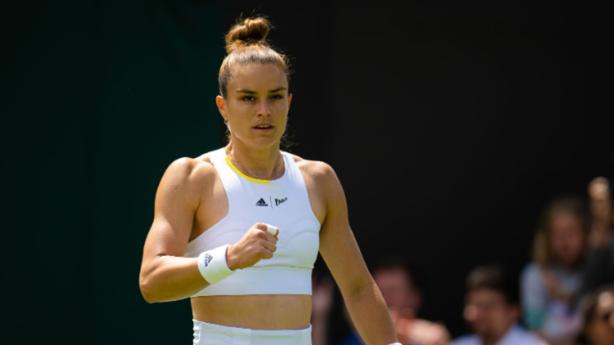 Maria Sakkari en Wimbledon 2022. Foto: Getty