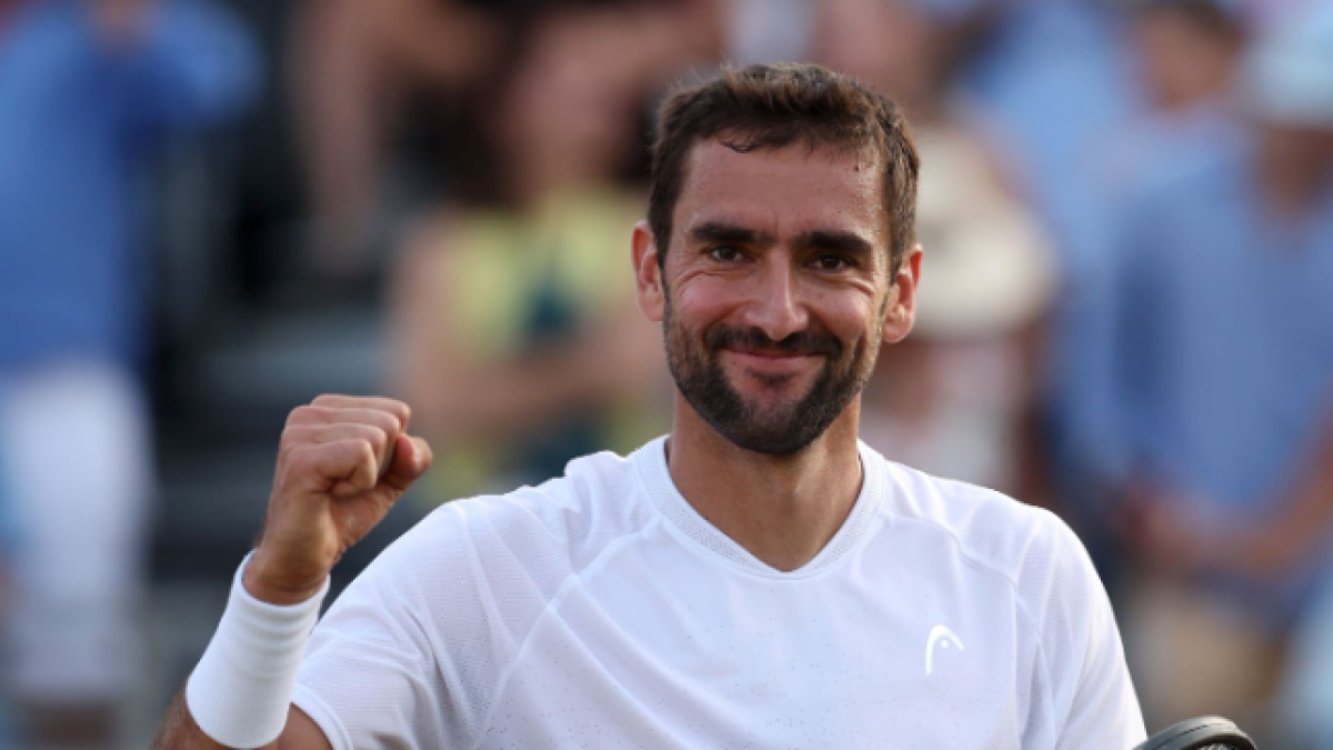 Marin Cilic en Queen's 2022. Foto: Getty