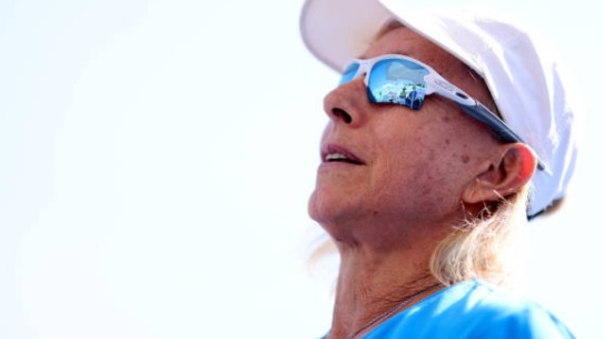Martina Navratilova, dura con el número uno del mundo. Foto: Getty