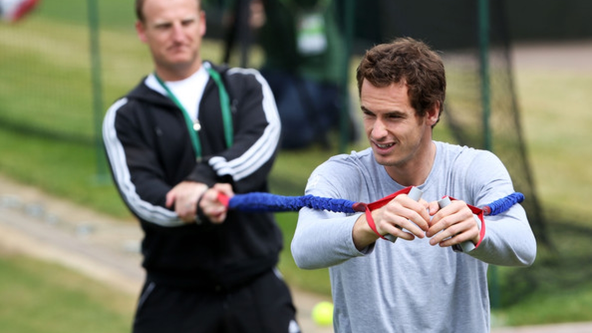 Matt Little y Andy Murray. Foto: Getty