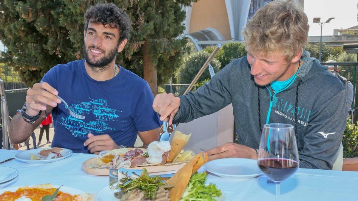 Matteo Berrettini, quién es familia y novia. Foto: gettyimages