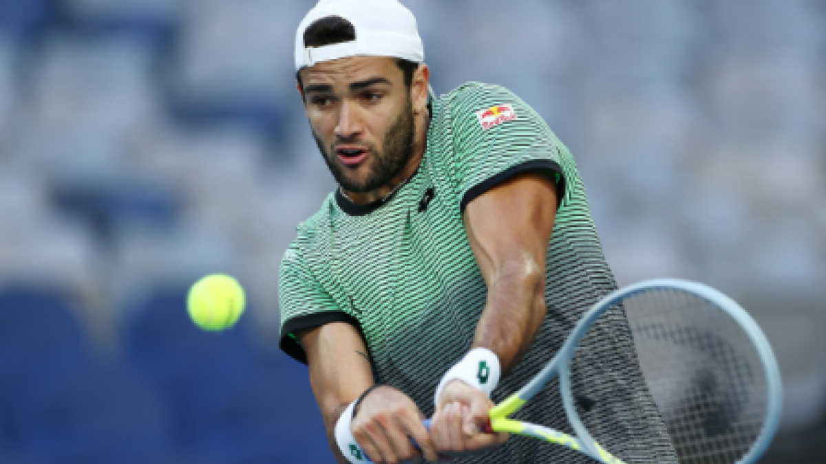 Matteo Berrettini, presión de ser top-10. Foto: gettyimages