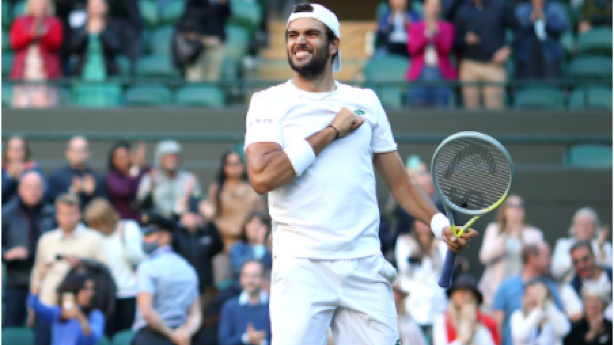 Matteo Berrettini, confianza título Wimbledon 2021. Foto: gettyimages
