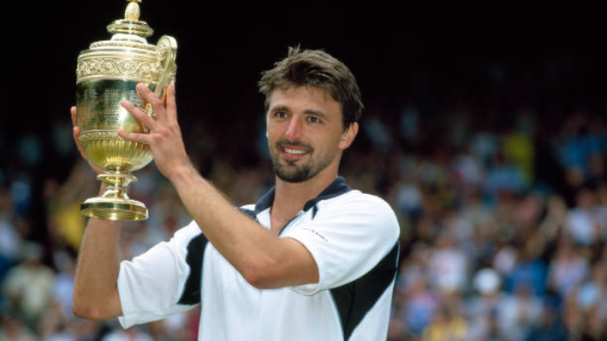 Goran Ivanisevic, campeón en Wimbledon 2001. Fuente: Getty