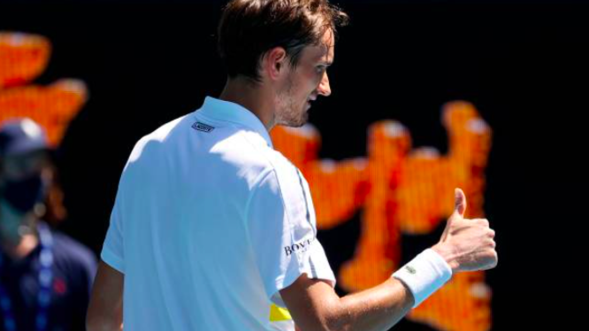 Daniil Medvedev ya está en cuartos de final del Open de Australia. Fuente: Getty