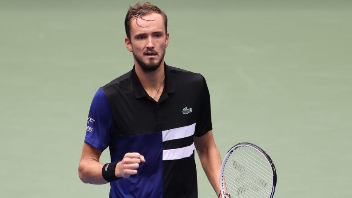 Medvedev: "El hombro empezó a dolerme un poco al final del tercer set". Foto: Getty