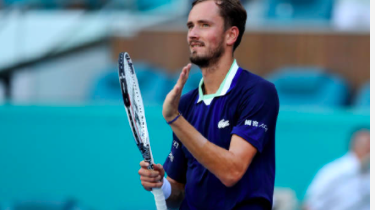 Medvedev: "No siento presión por volver a ser número uno". Foto: Getty