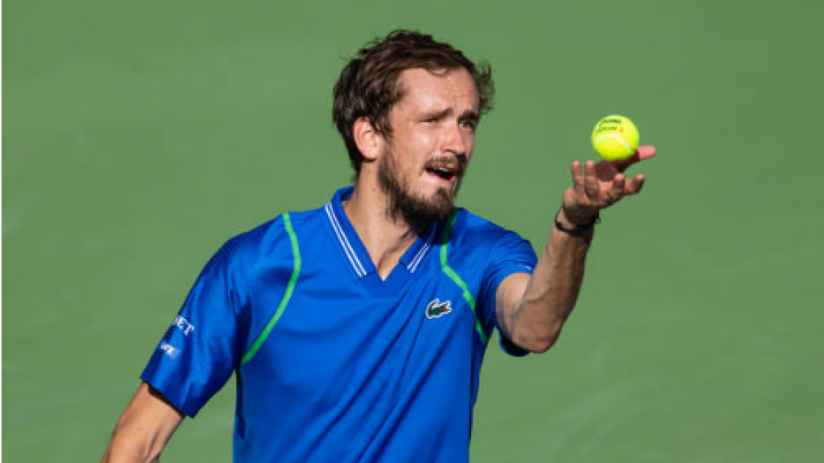 Daniil Medvedev. Fuente: Getty