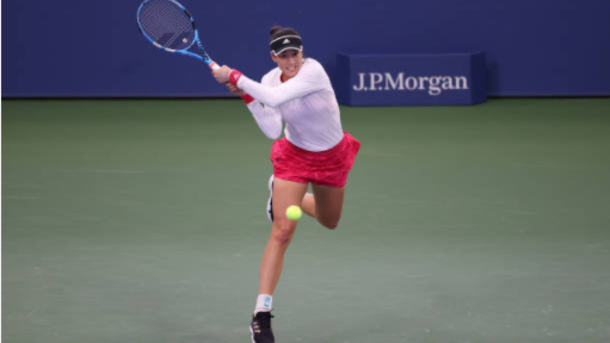 Garbiñe Muguruza dedicó unas bonitas palabras a Carla. Fuente: Getty