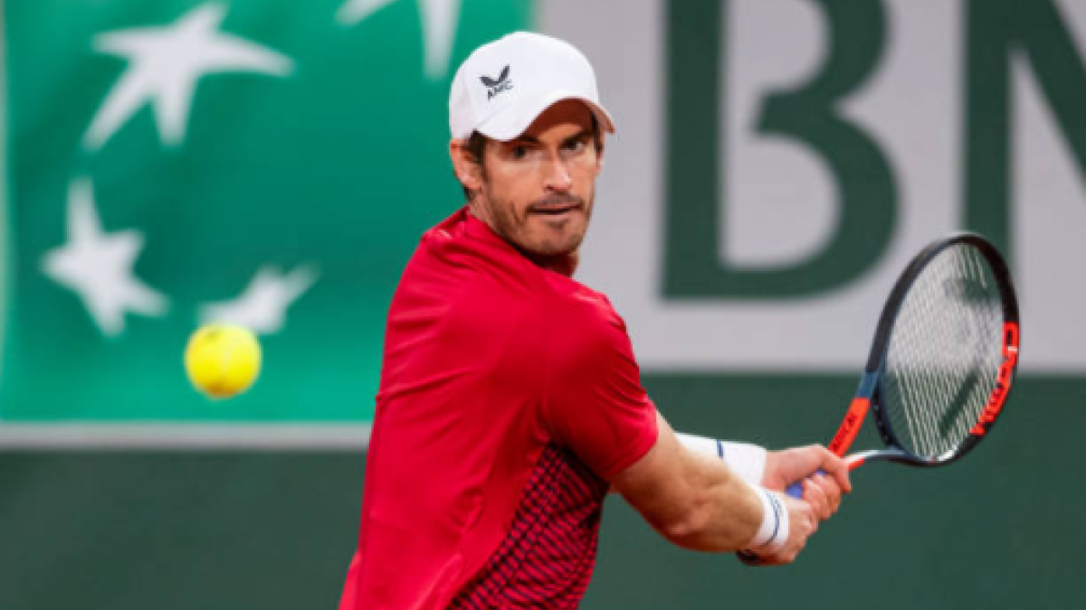 Murray durante el partido de ayer. Fuente: Getty