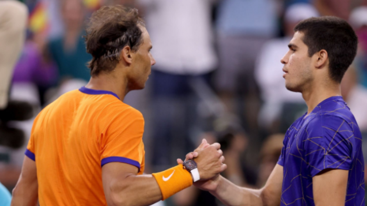 Nadal, en su debut en Madrid. Fuente: Getty