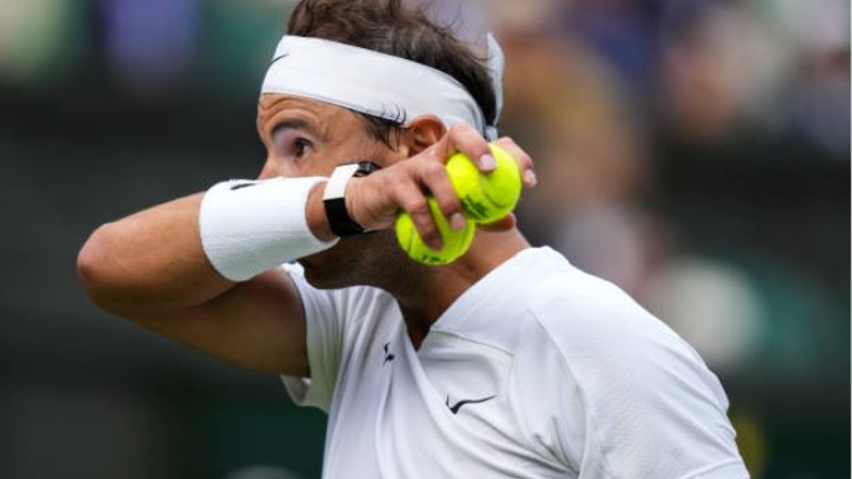 Nadal explica cómo siente las condiciones de Wimbledon este año. Foto: Getty