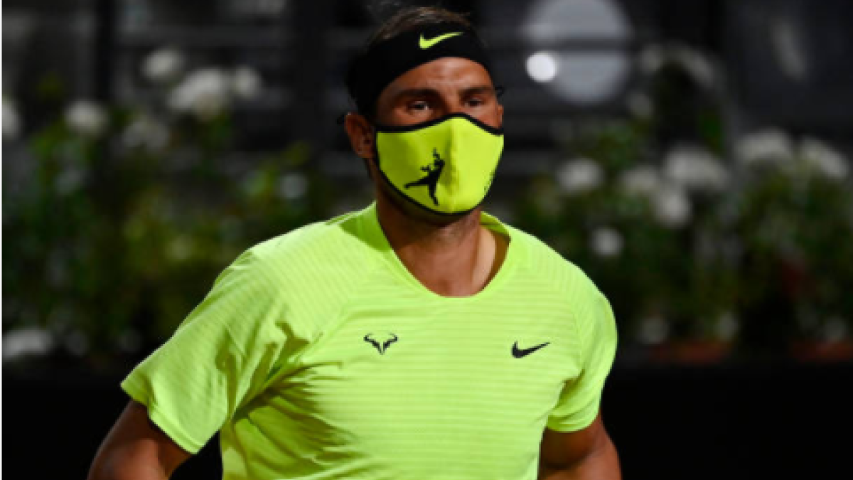 Rafael Nadal se prepara para su partido ante Schwartzman. Fuente: Getty