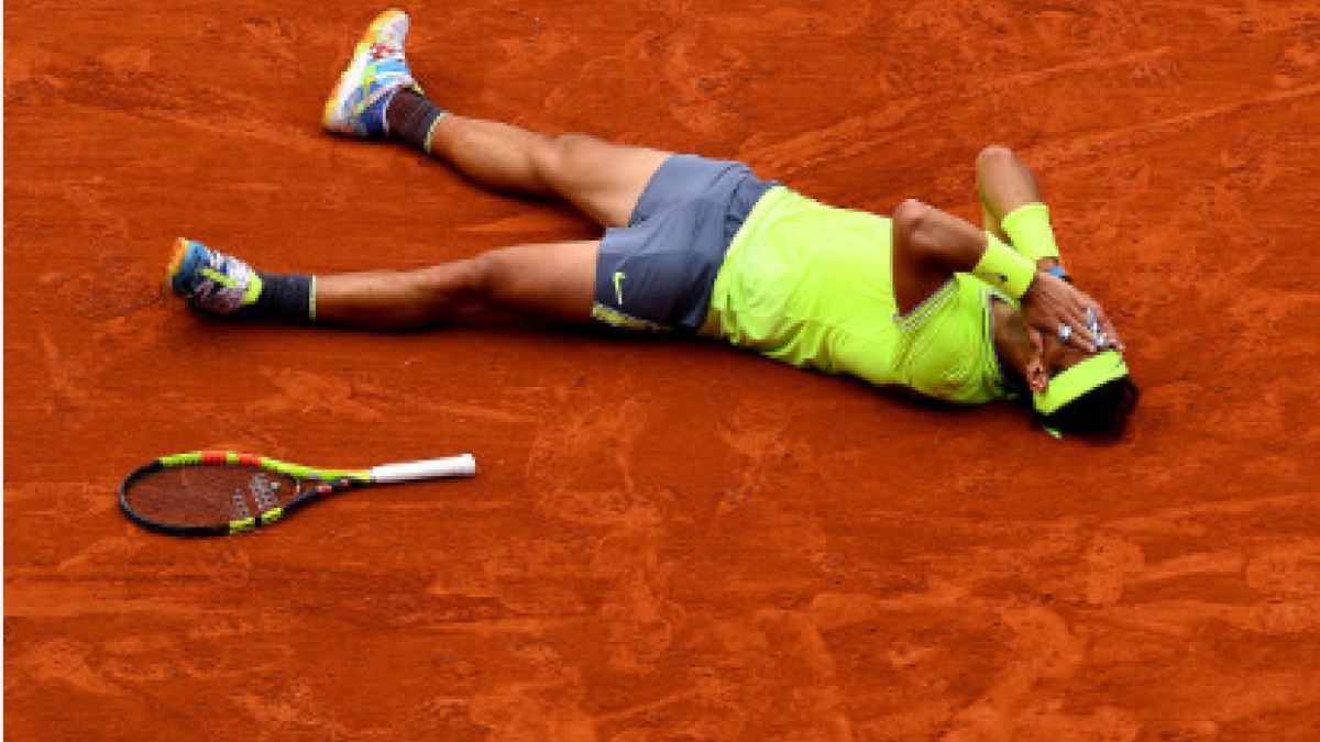 Nadal en Roland Garros 2019. Fuente: Getty