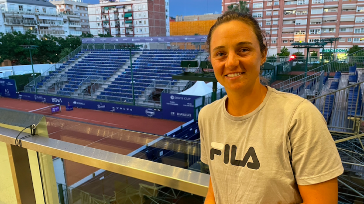 Nadia Podoroska en su entrevista con Fernando Murciego. Fuente: Punto de Break