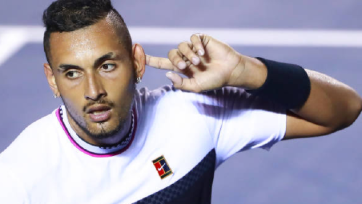 Kyrgios, el bad boy del circuito. Foto: Getty