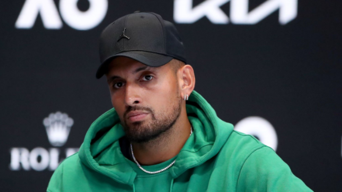 Nick Kyrgios en el Media Day del Open de Australia 2023. Foto: Getty