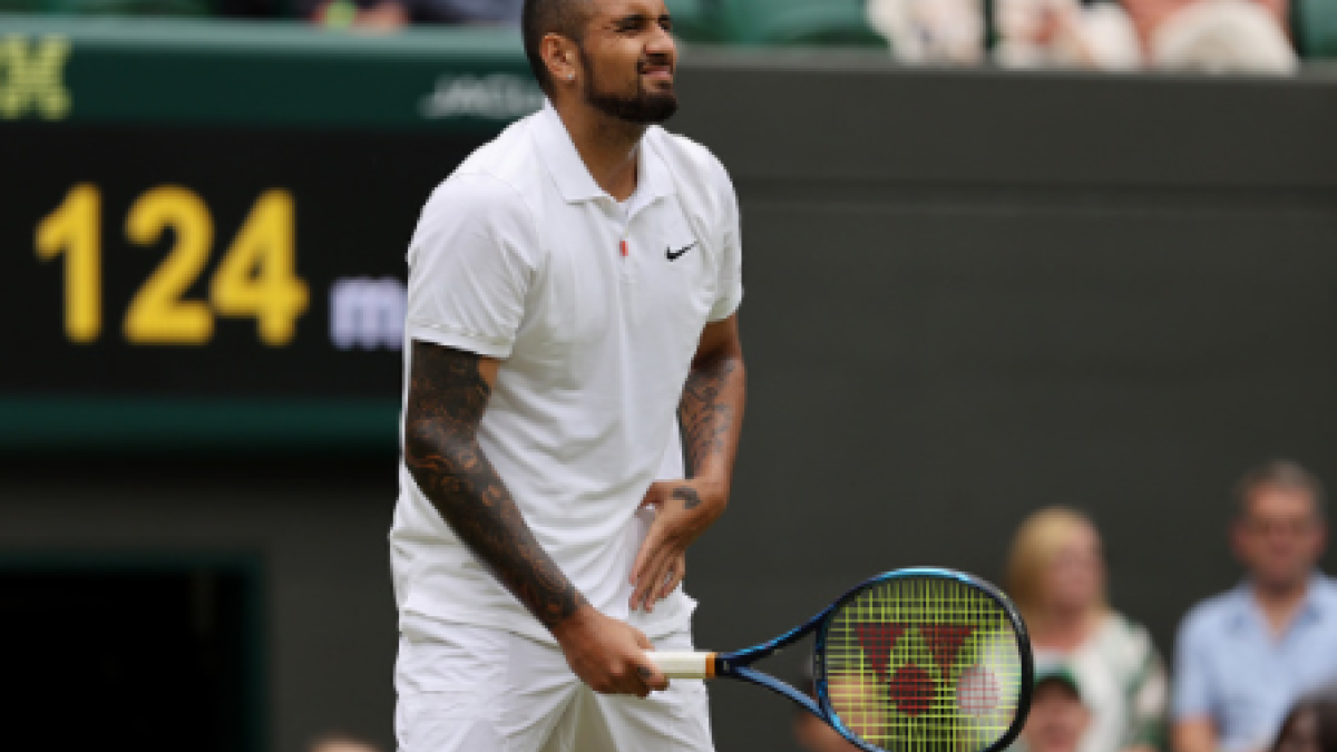 Nick Kyrgios, retirada lesión. Foto: gettyimages