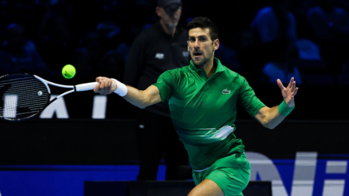 Novak Djokovic en las ATP Finals 2022. Foto: Getty