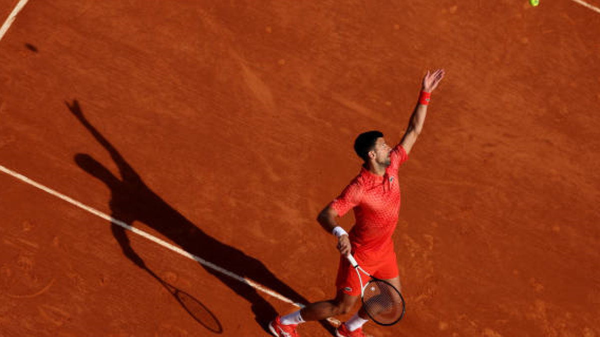 Novak Djokovic en Montecarlo 2023. Foto: getty