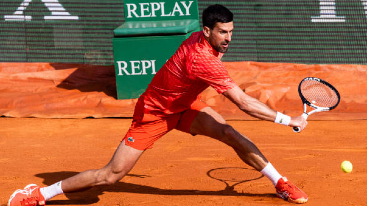 Novak Djokovic en Montecarlo 2023. Foto: getty