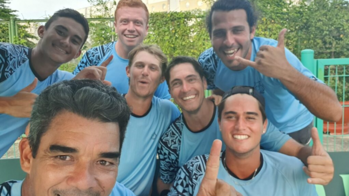 El equipo de Oceanía Pacífico. Fuente: Oceania Tennis
