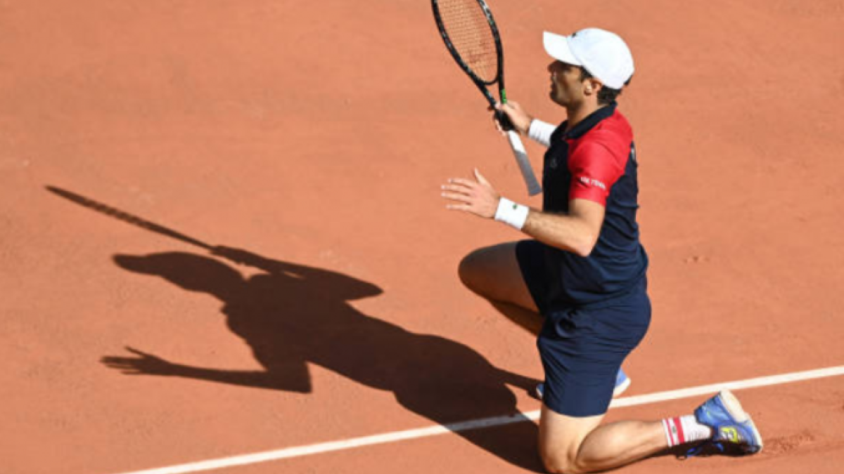 Pablo Andújar, tras ganar a Federer y Thiem: "Es como si hubiera venido Papá Noel". Foto: Getty