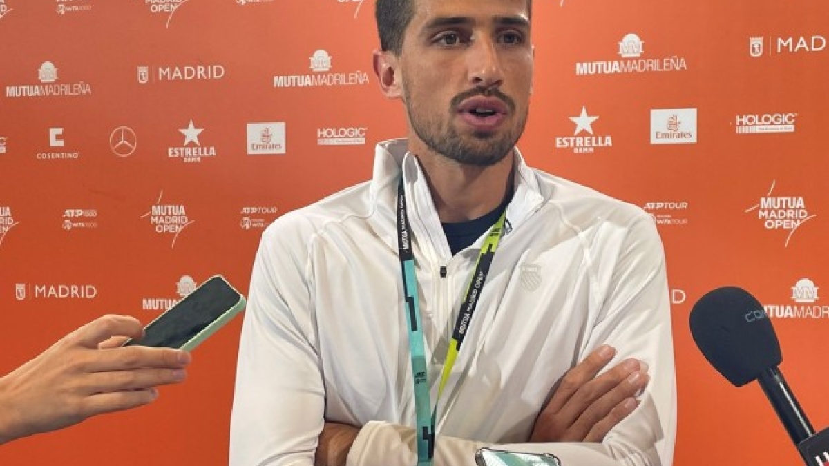 Pedro Cachín en el Mutua Madrid Open 2023. Foto: getty